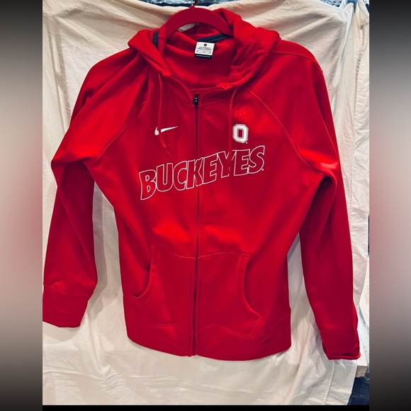 Nike Other - Nike Ohio State Buckeyes Therma-FIT Full-Zip Hoodie
